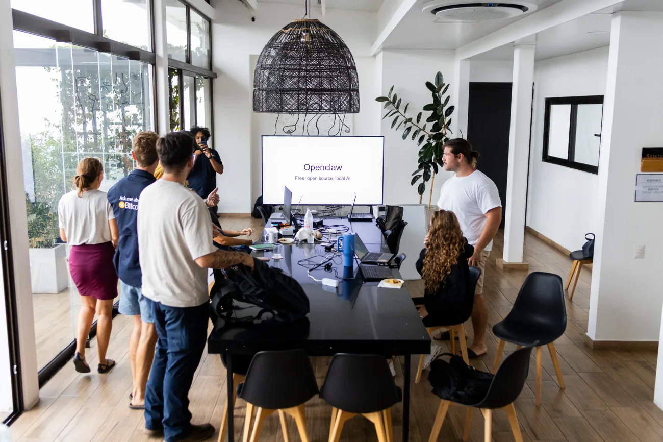 Builders gathered at a BIES event